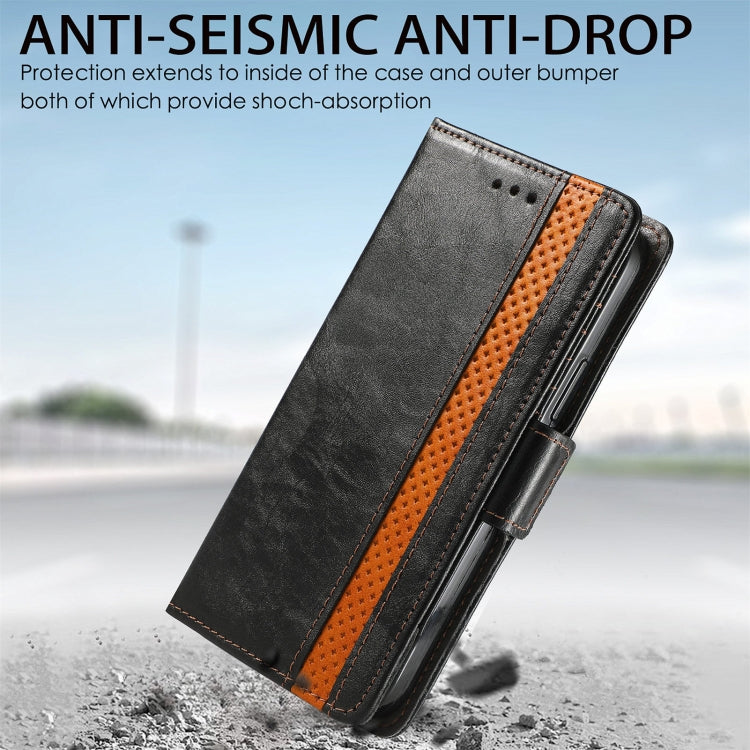 For Infinix Zero 8 CaseNeo Splicing Dual Magnetic Buckle Leather Case with Holder & Card Slots & Wallet