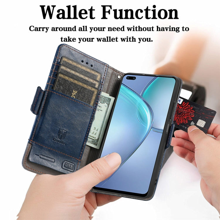 For Infinix Zero 8 CaseNeo Splicing Dual Magnetic Buckle Leather Case with Holder & Card Slots & Wallet