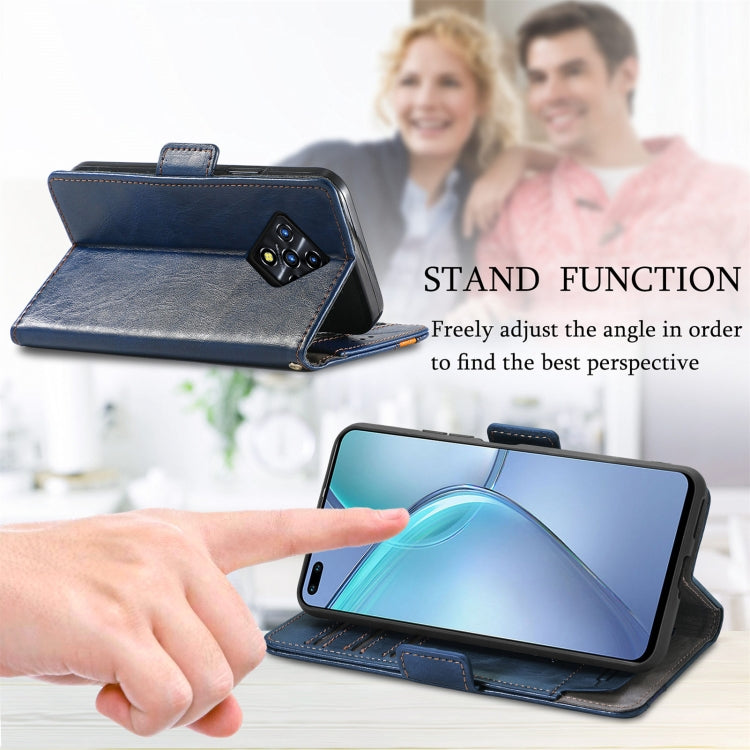 For Infinix Zero 8 CaseNeo Splicing Dual Magnetic Buckle Leather Case with Holder & Card Slots & Wallet
