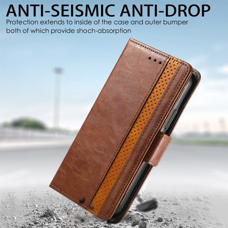 For Infinix Zero 8 CaseNeo Splicing Dual Magnetic Buckle Leather Case with Holder & Card Slots & Wallet