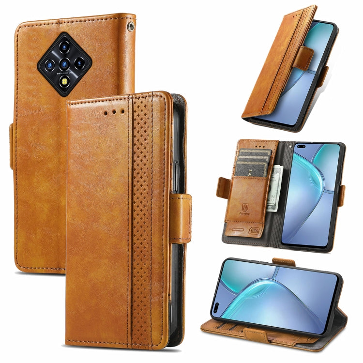 For Infinix Zero 8 CaseNeo Splicing Dual Magnetic Buckle Leather Case with Holder & Card Slots & Wallet