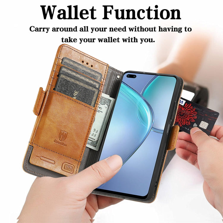 For Infinix Zero 8 CaseNeo Splicing Dual Magnetic Buckle Leather Case with Holder & Card Slots & Wallet