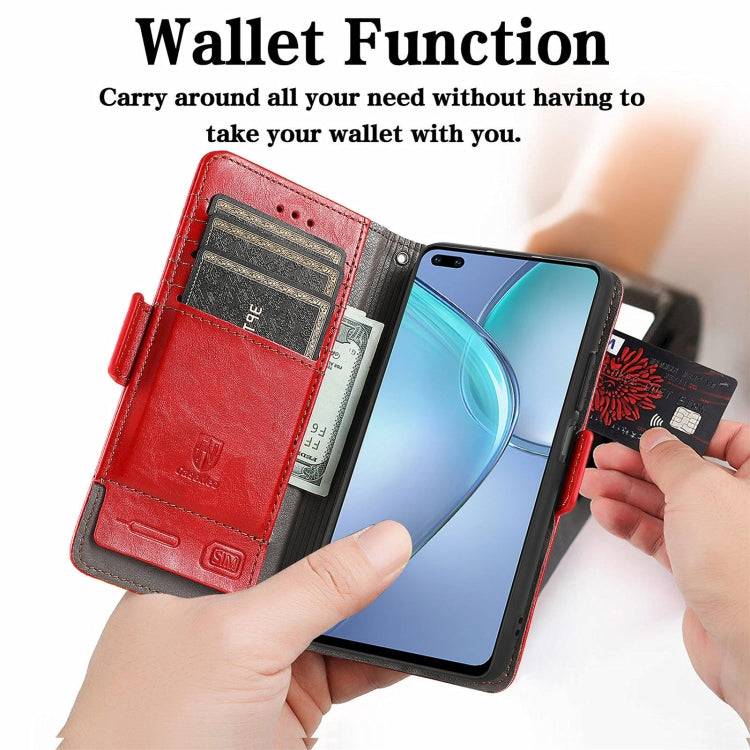 For Infinix Zero 8 CaseNeo Splicing Dual Magnetic Buckle Leather Case with Holder & Card Slots & Wallet