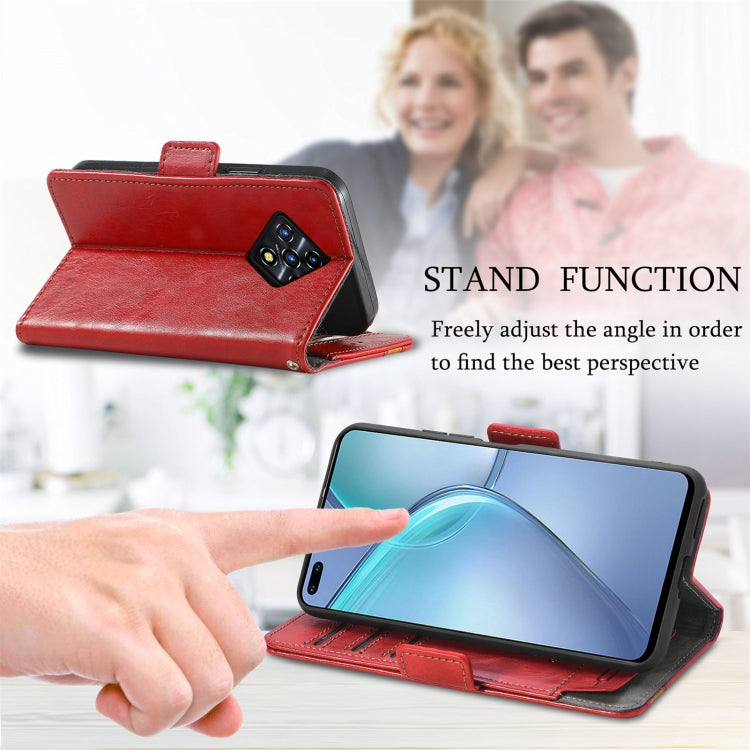 For Infinix Zero 8 CaseNeo Splicing Dual Magnetic Buckle Leather Case with Holder & Card Slots & Wallet