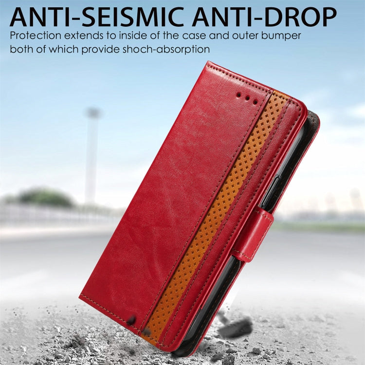 For Infinix Zero 8 CaseNeo Splicing Dual Magnetic Buckle Leather Case with Holder & Card Slots & Wallet
