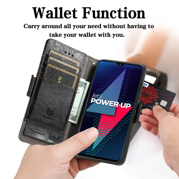 For Wiko Power U30 CaseNeo Splicing Dual Magnetic Buckle Leather Case with Holder & Card Slots & Wallet