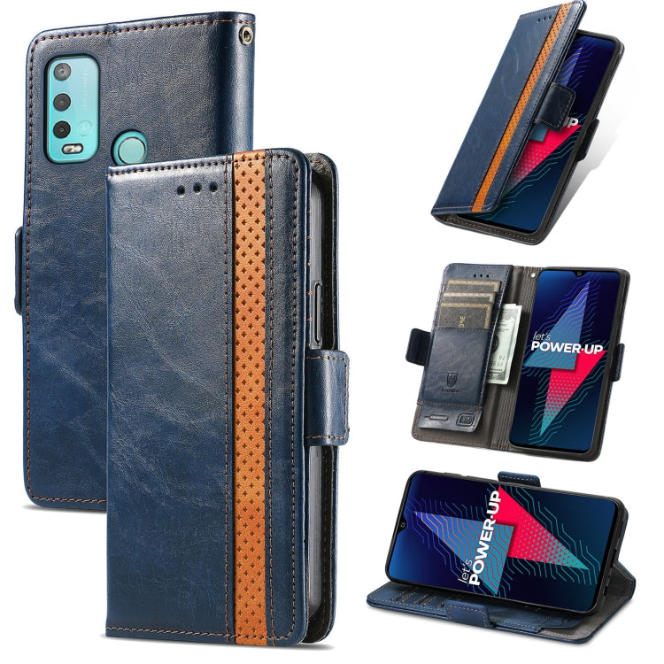 For Wiko Power U30 CaseNeo Splicing Dual Magnetic Buckle Leather Case with Holder & Card Slots & Wallet