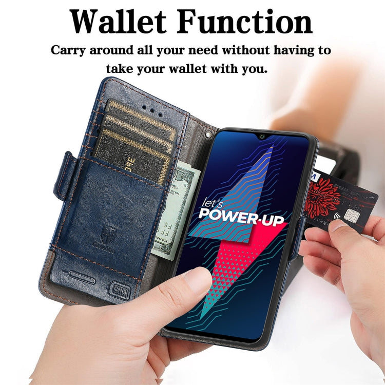 For Wiko Power U30 CaseNeo Splicing Dual Magnetic Buckle Leather Case with Holder & Card Slots & Wallet