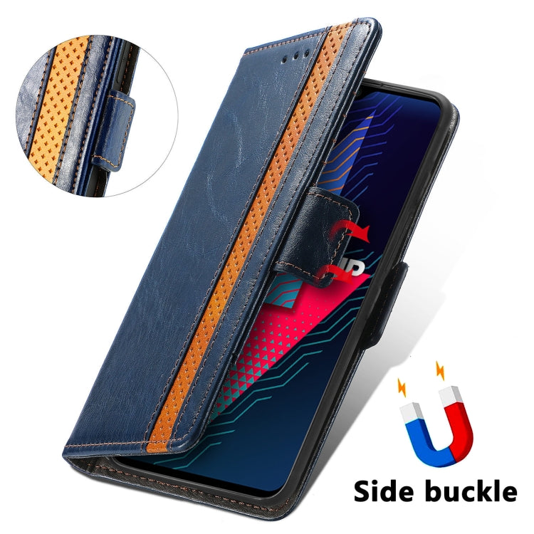 For Wiko Power U30 CaseNeo Splicing Dual Magnetic Buckle Leather Case with Holder & Card Slots & Wallet