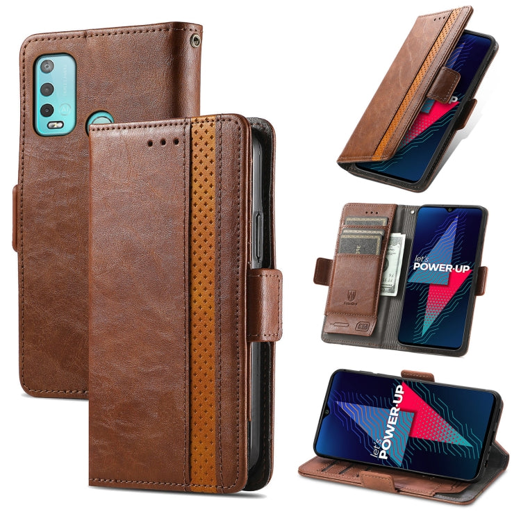For Wiko Power U30 CaseNeo Splicing Dual Magnetic Buckle Leather Case with Holder & Card Slots & Wallet