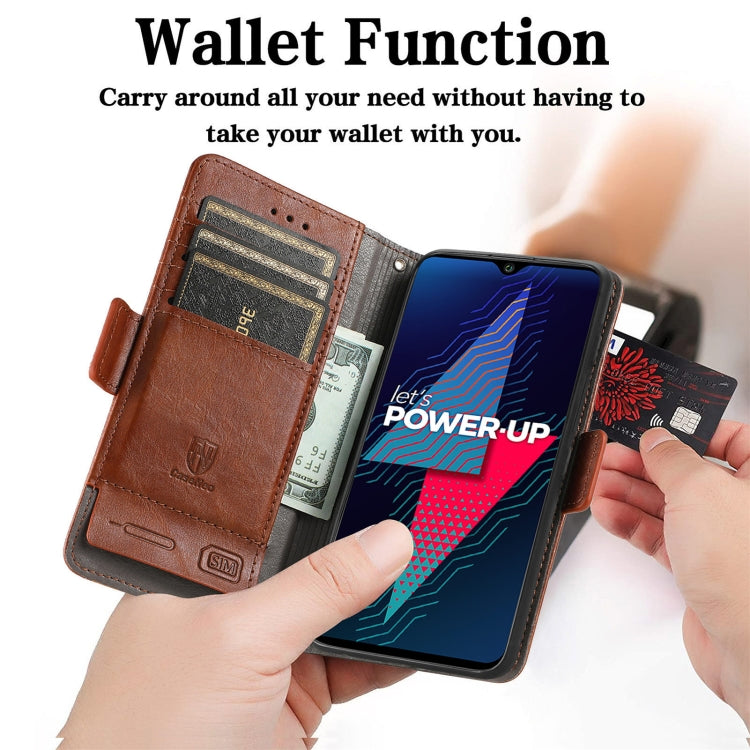 For Wiko Power U30 CaseNeo Splicing Dual Magnetic Buckle Leather Case with Holder & Card Slots & Wallet