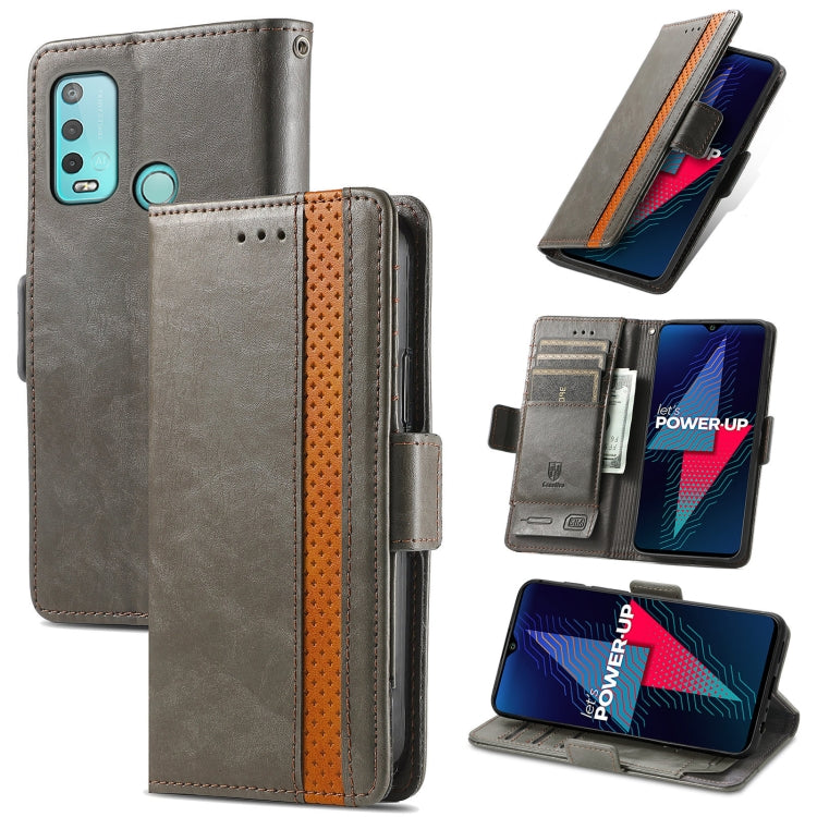For Wiko Power U30 CaseNeo Splicing Dual Magnetic Buckle Leather Case with Holder & Card Slots & Wallet