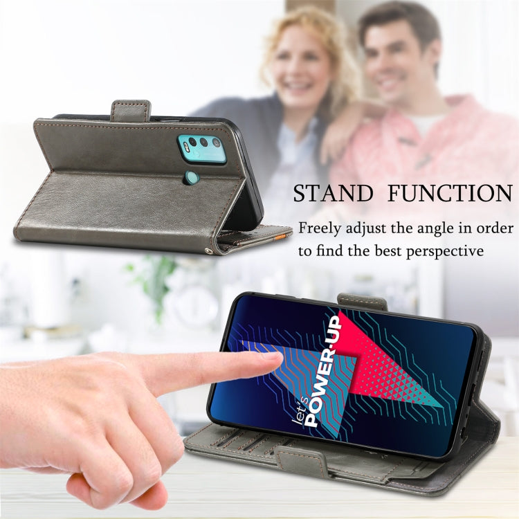 For Wiko Power U30 CaseNeo Splicing Dual Magnetic Buckle Leather Case with Holder & Card Slots & Wallet