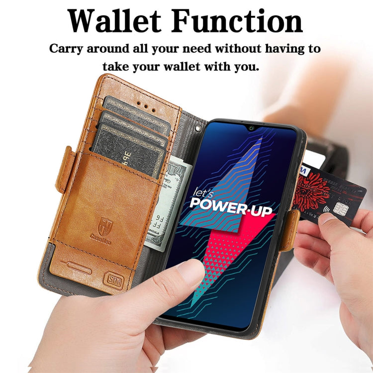 For Wiko Power U30 CaseNeo Splicing Dual Magnetic Buckle Leather Case with Holder & Card Slots & Wallet