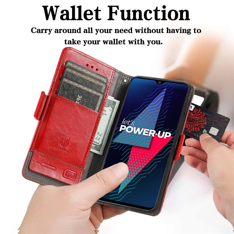 For Wiko Power U30 CaseNeo Splicing Dual Magnetic Buckle Leather Case with Holder & Card Slots & Wallet