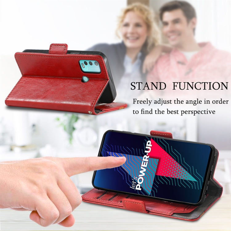 For Wiko Power U30 CaseNeo Splicing Dual Magnetic Buckle Leather Case with Holder & Card Slots & Wallet