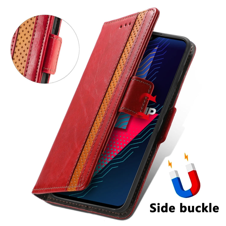 For Wiko Power U30 CaseNeo Splicing Dual Magnetic Buckle Leather Case with Holder & Card Slots & Wallet