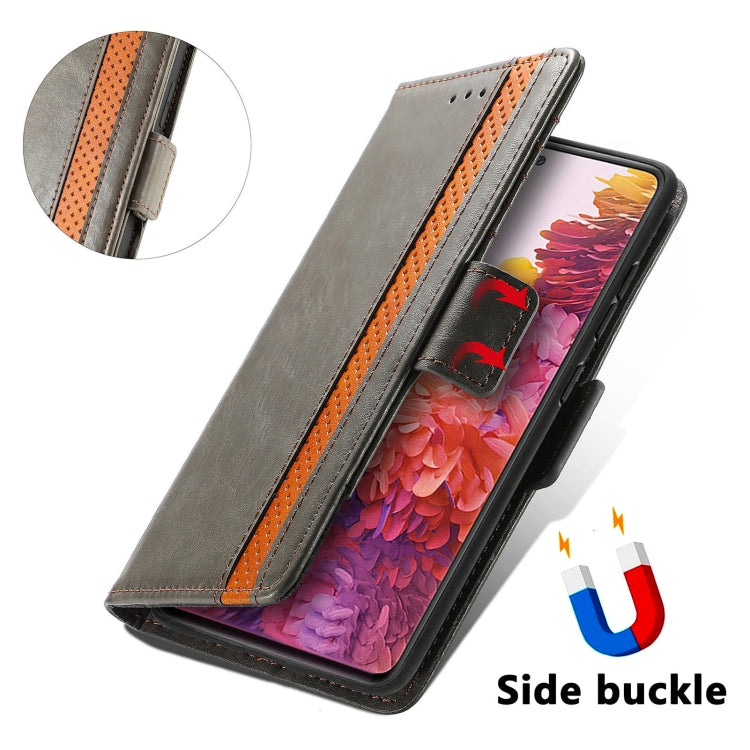 For Samsung Galaxy S20 FE CaseNeo Splicing Dual Magnetic Buckle Leather Case with Holder & Card Slots & Wallet