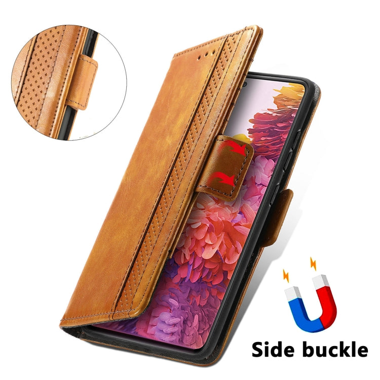 For Samsung Galaxy S20 FE CaseNeo Splicing Dual Magnetic Buckle Leather Case with Holder & Card Slots & Wallet