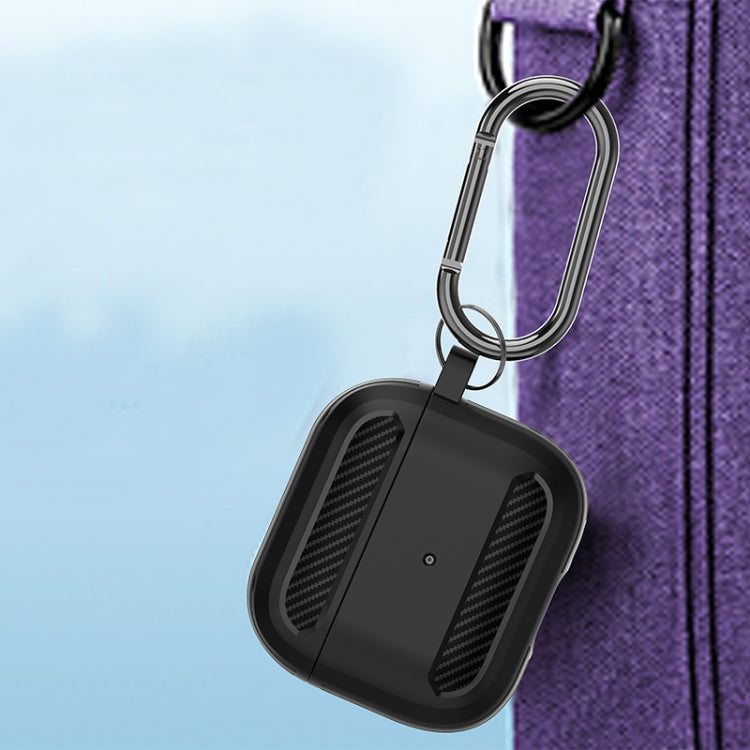 Carbon Fiber Anti-fall Earphones Protective Case For AirPods 3