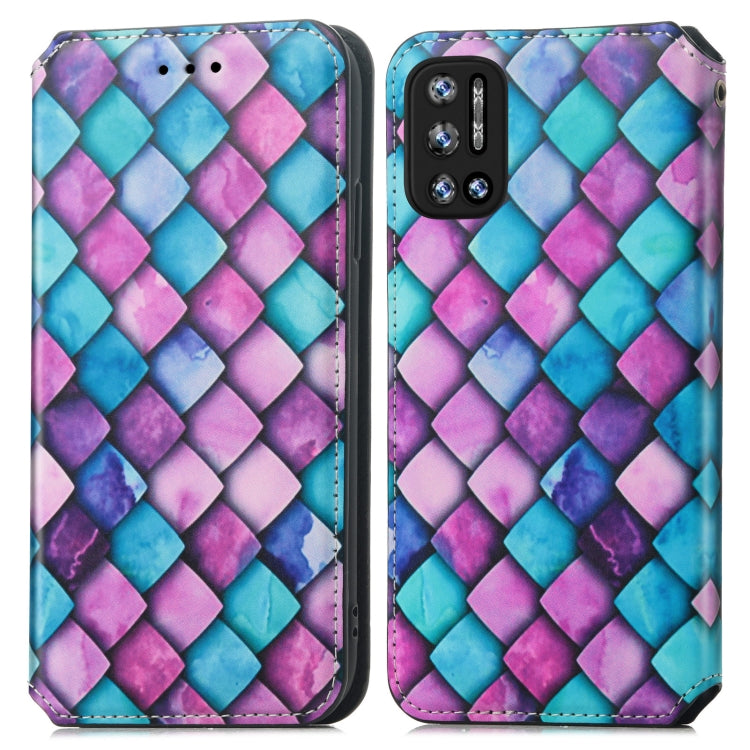 For Doogee N40 Pro CaseNeo Colorful Magnetic Leather Case with Holder & Card Slot & Wallet