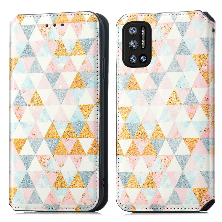For Doogee N40 Pro CaseNeo Colorful Magnetic Leather Case with Holder & Card Slot & Wallet
