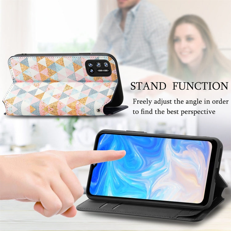 For Doogee N40 Pro CaseNeo Colorful Magnetic Leather Case with Holder & Card Slot & Wallet
