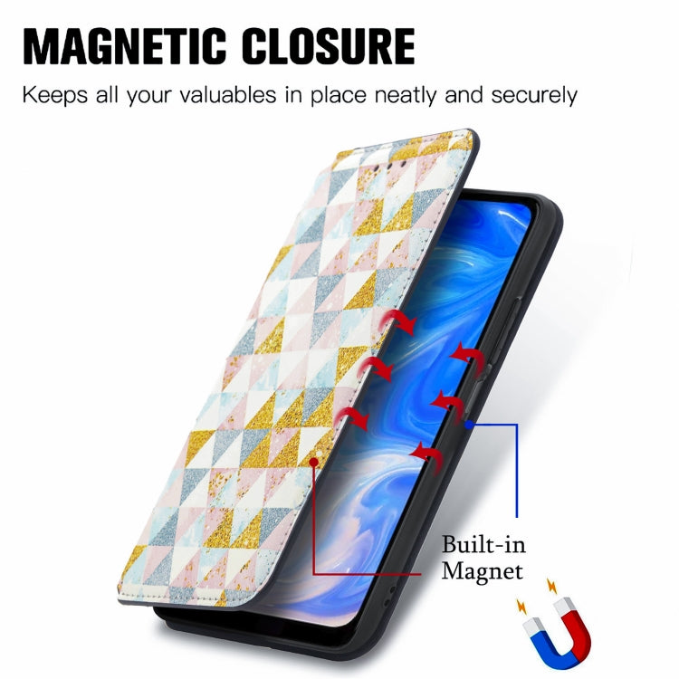 For Doogee N40 Pro CaseNeo Colorful Magnetic Leather Case with Holder & Card Slot & Wallet
