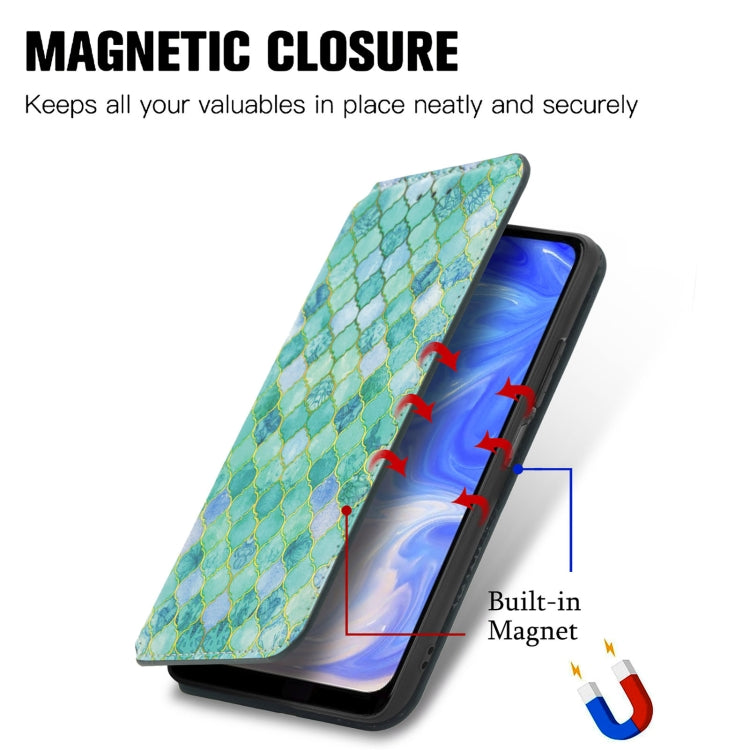 For Doogee N40 Pro CaseNeo Colorful Magnetic Leather Case with Holder & Card Slot & Wallet