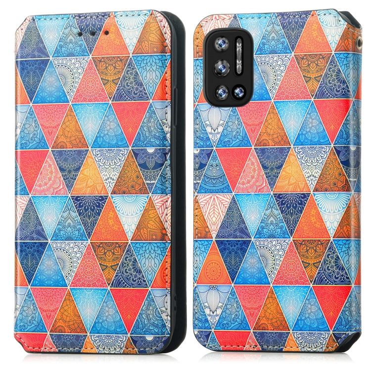 For Doogee N40 Pro CaseNeo Colorful Magnetic Leather Case with Holder & Card Slot & Wallet