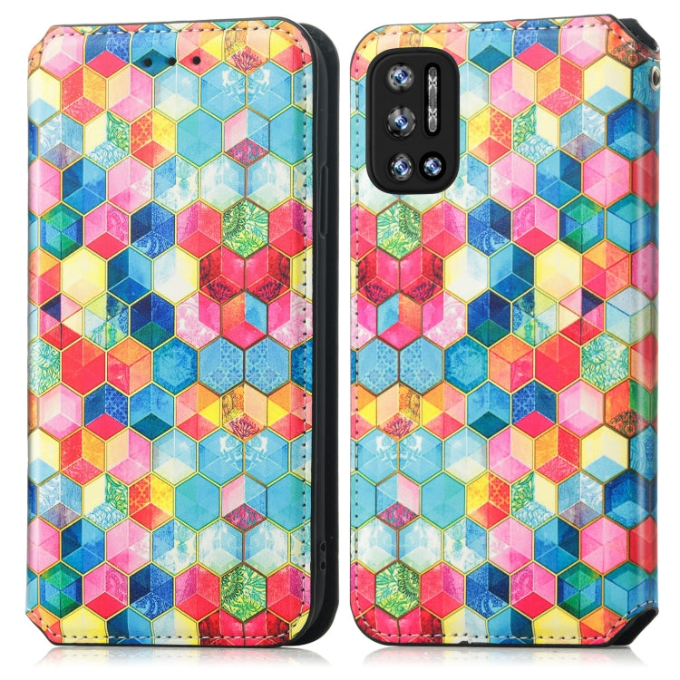 For Doogee N40 Pro CaseNeo Colorful Magnetic Leather Case with Holder & Card Slot & Wallet
