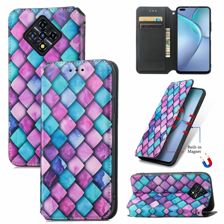 For Infinix Zero 8 CaseNeo Colorful Magnetic Leather Case with Holder & Card Slot & Wallet