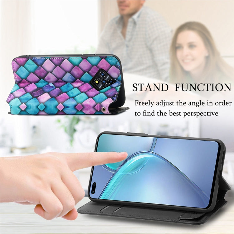 For Infinix Zero 8 CaseNeo Colorful Magnetic Leather Case with Holder & Card Slot & Wallet