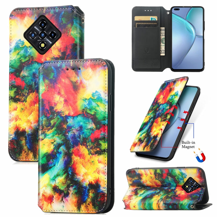 For Infinix Zero 8 CaseNeo Colorful Magnetic Leather Case with Holder & Card Slot & Wallet