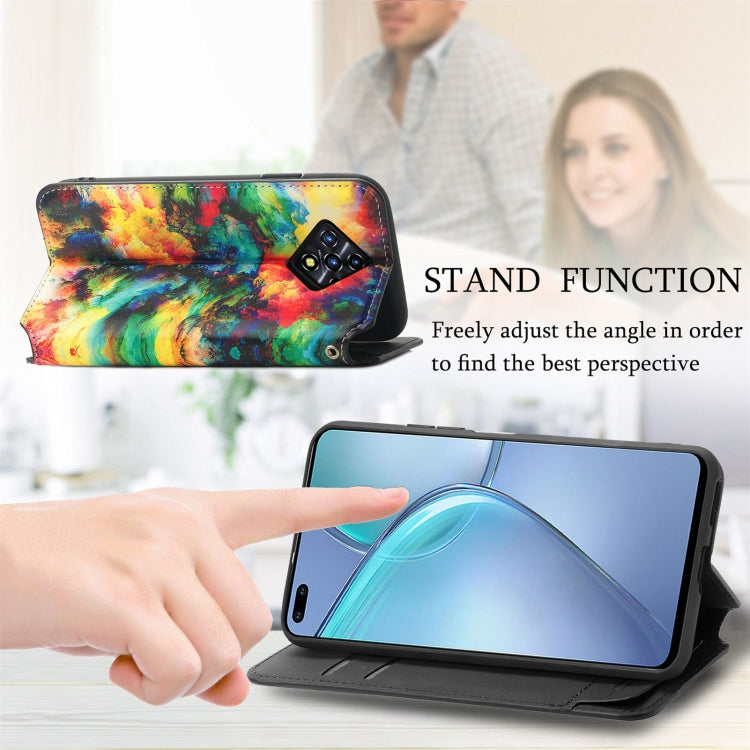 For Infinix Zero 8 CaseNeo Colorful Magnetic Leather Case with Holder & Card Slot & Wallet