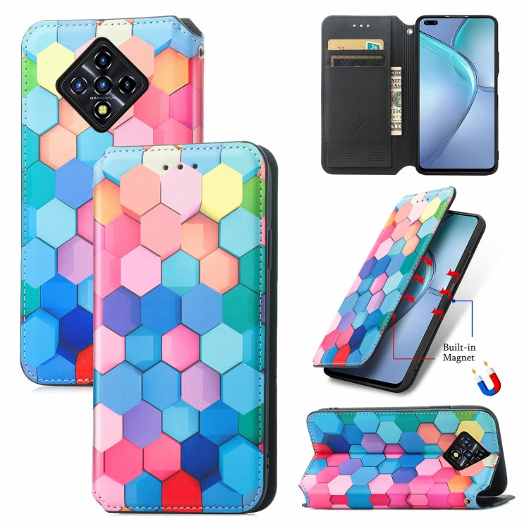 For Infinix Zero 8 CaseNeo Colorful Magnetic Leather Case with Holder & Card Slot & Wallet