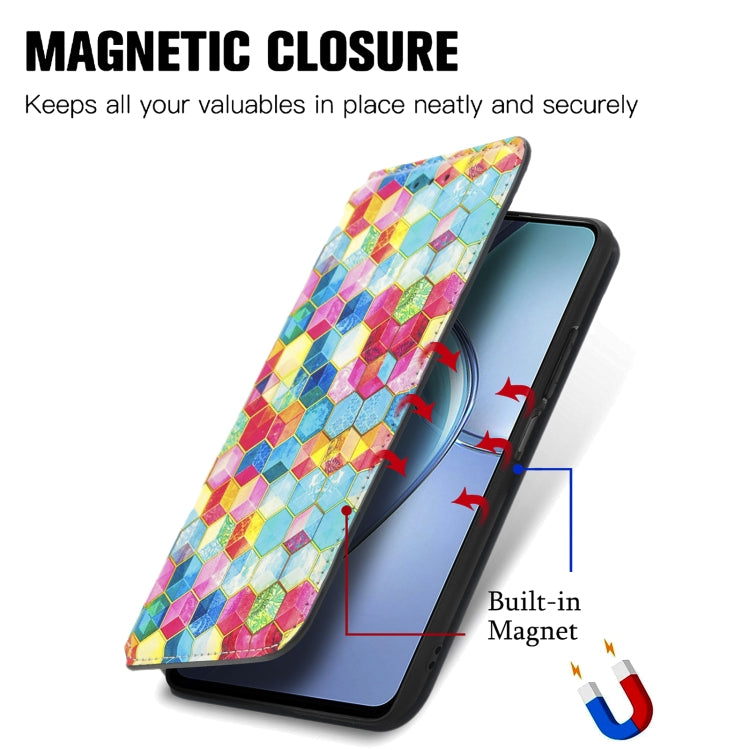 For Infinix Zero 8 CaseNeo Colorful Magnetic Leather Case with Holder & Card Slot & Wallet