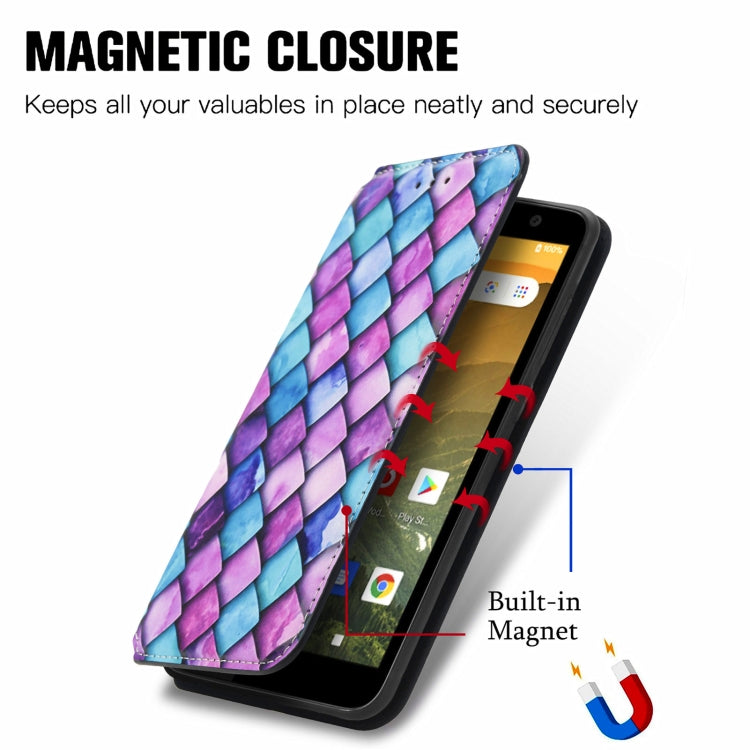 For Vodafone Smart E11 CaseNeo Colorful Magnetic Leather Case with Holder & Card Slot & Wallet