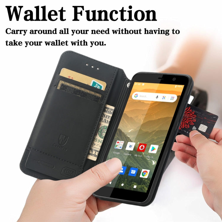 For Vodafone Smart E11 CaseNeo Colorful Magnetic Leather Case with Holder & Card Slot & Wallet