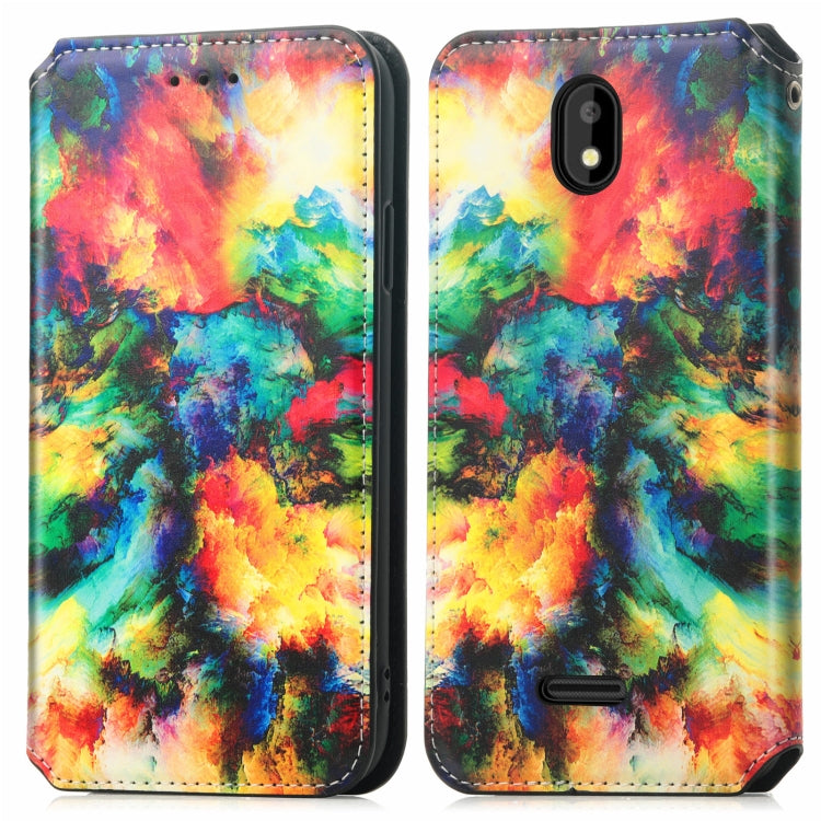 For Vodafone Smart E11 CaseNeo Colorful Magnetic Leather Case with Holder & Card Slot & Wallet