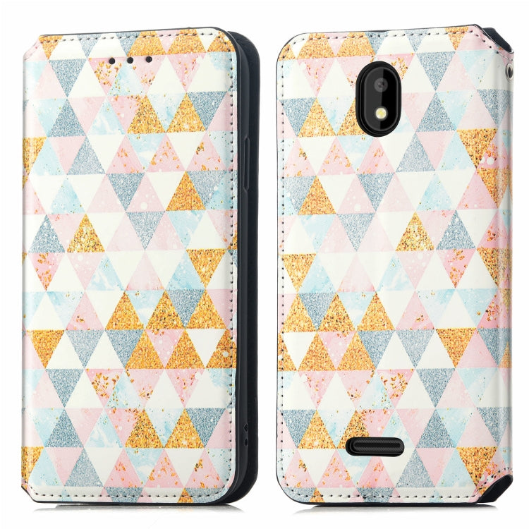 For Vodafone Smart E11 CaseNeo Colorful Magnetic Leather Case with Holder & Card Slot & Wallet