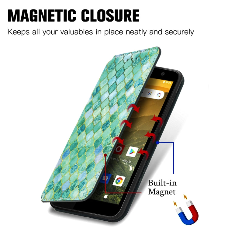 For Vodafone Smart E11 CaseNeo Colorful Magnetic Leather Case with Holder & Card Slot & Wallet