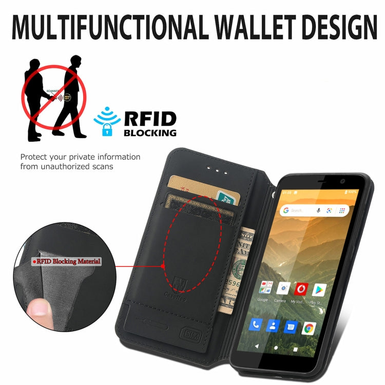 For Vodafone Smart E11 CaseNeo Colorful Magnetic Leather Case with Holder & Card Slot & Wallet