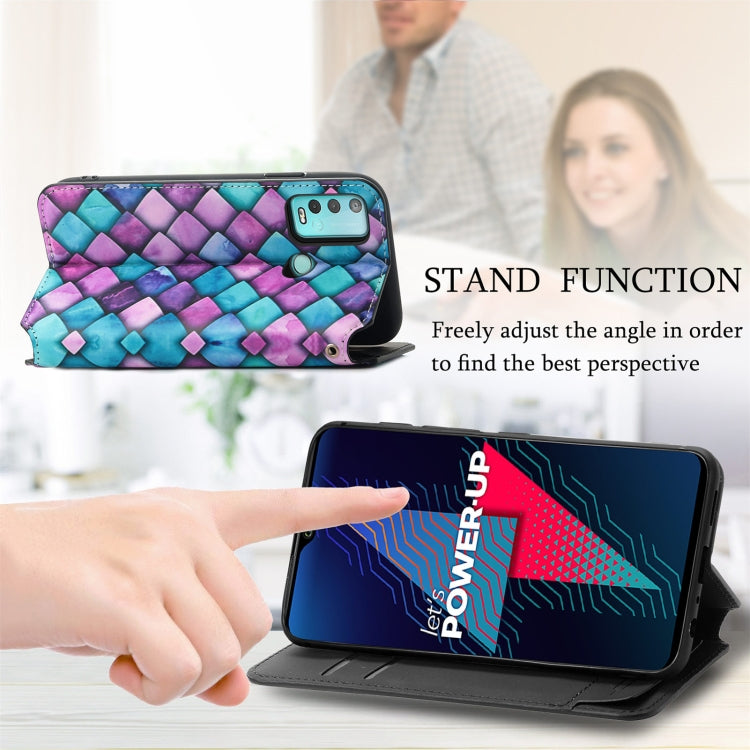 For Wiko Power U30 CaseNeo Colorful Magnetic Leather Case with Holder & Card Slot & Wallet