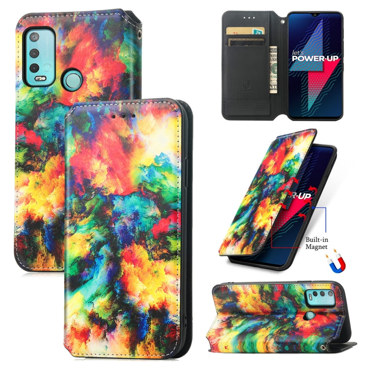 For Wiko Power U30 CaseNeo Colorful Magnetic Leather Case with Holder & Card Slot & Wallet