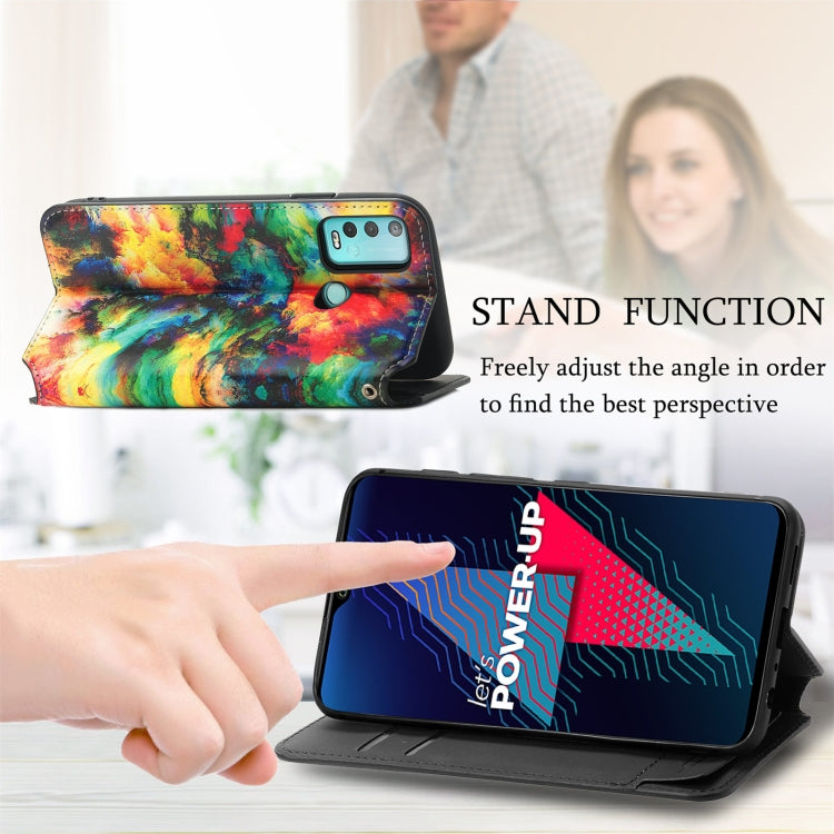 For Wiko Power U30 CaseNeo Colorful Magnetic Leather Case with Holder & Card Slot & Wallet