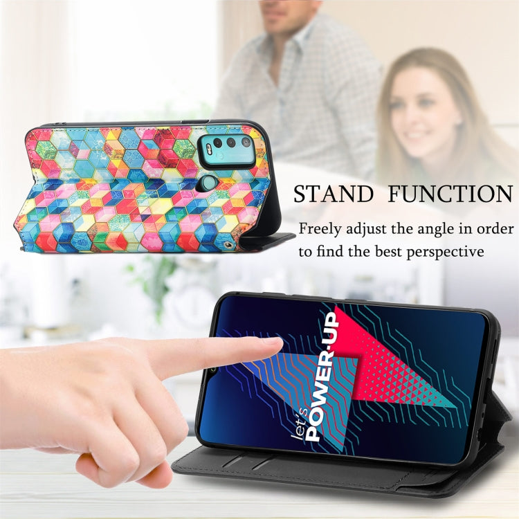 For Wiko Power U30 CaseNeo Colorful Magnetic Leather Case with Holder & Card Slot & Wallet