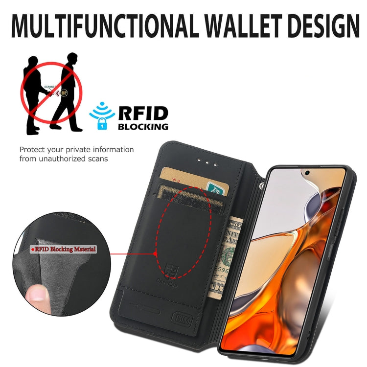 For Xiaomi 11T / 11T Pro CaseNeo Colorful Magnetic Leather Case with Holder & Card Slot & Wallet