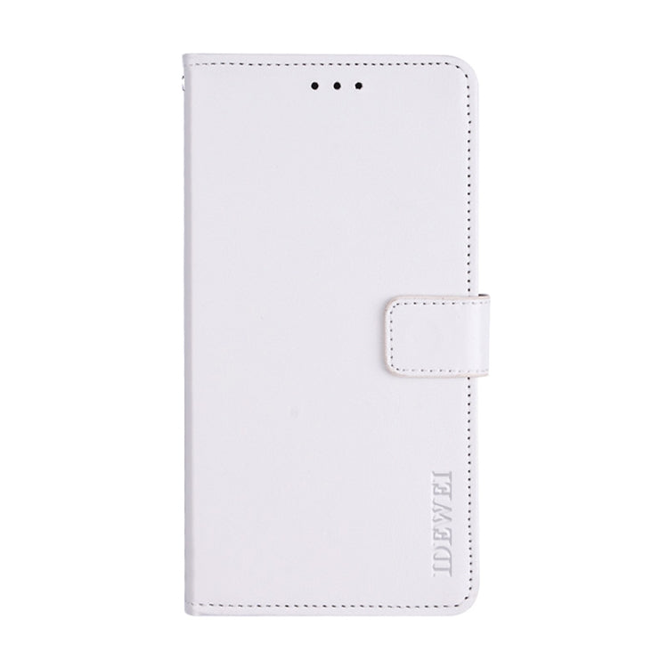 For Samsung Galaxy M52 5G idewei Crazy Horse Texture Leather Phone Case with Holder & Card Slots & Wallet