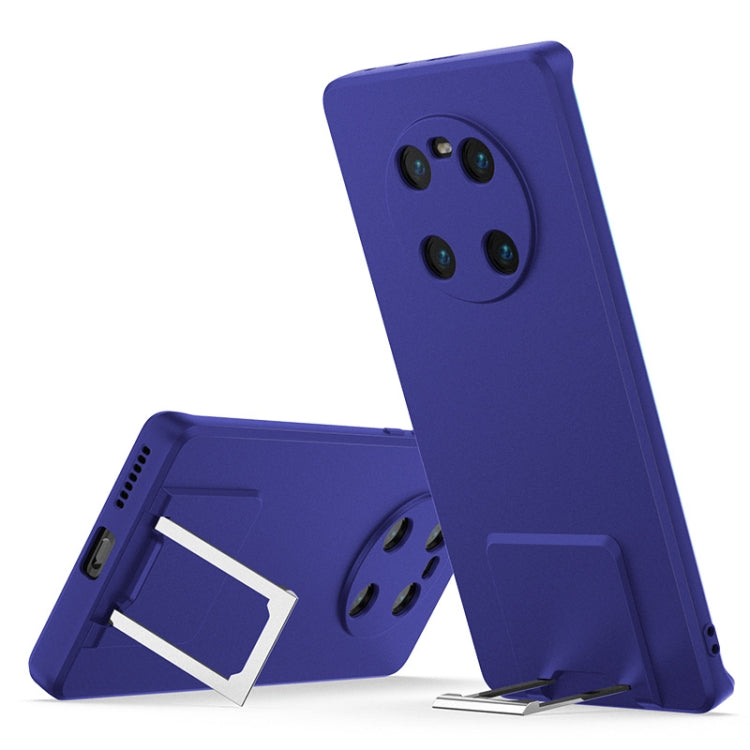 For Huawei Mate 40 Skin Feel Frosted TPU Shockproof Phone Case with Telescopic Holder